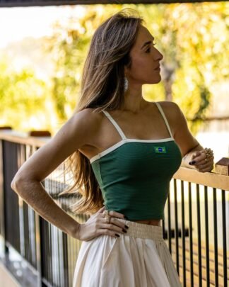 Blusa Canelada Brasil