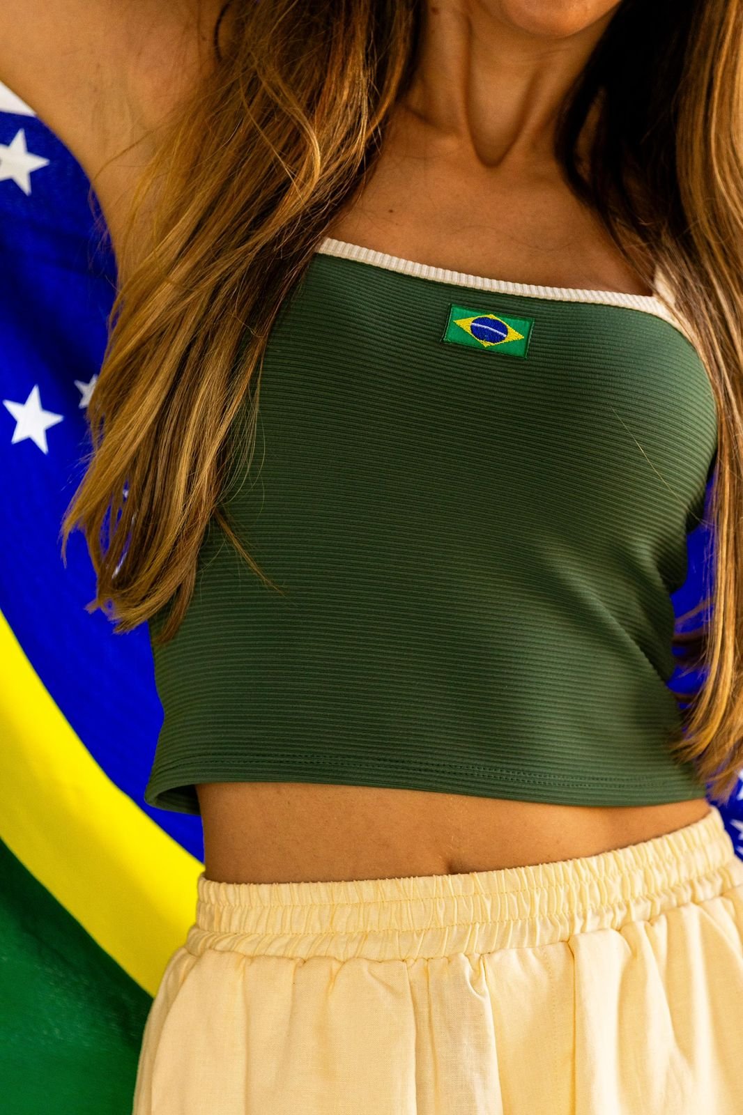 Blusa Canelada Brasil - Imagem 6