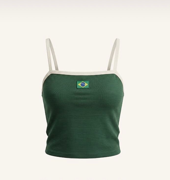 Blusa Canelada Brasil - Imagem 2