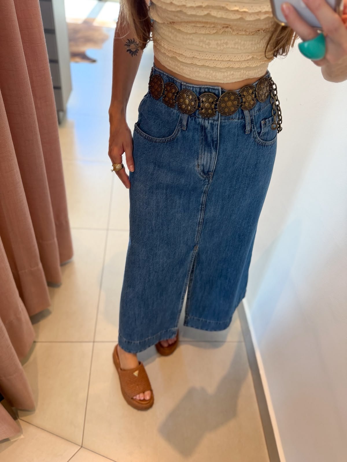 SAIA JEANS LONGA - Imagem 3