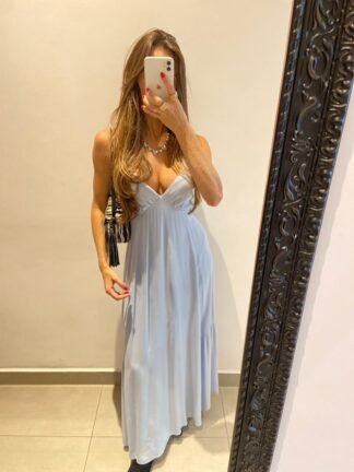 VESTIDO AZUL DE VERÃO